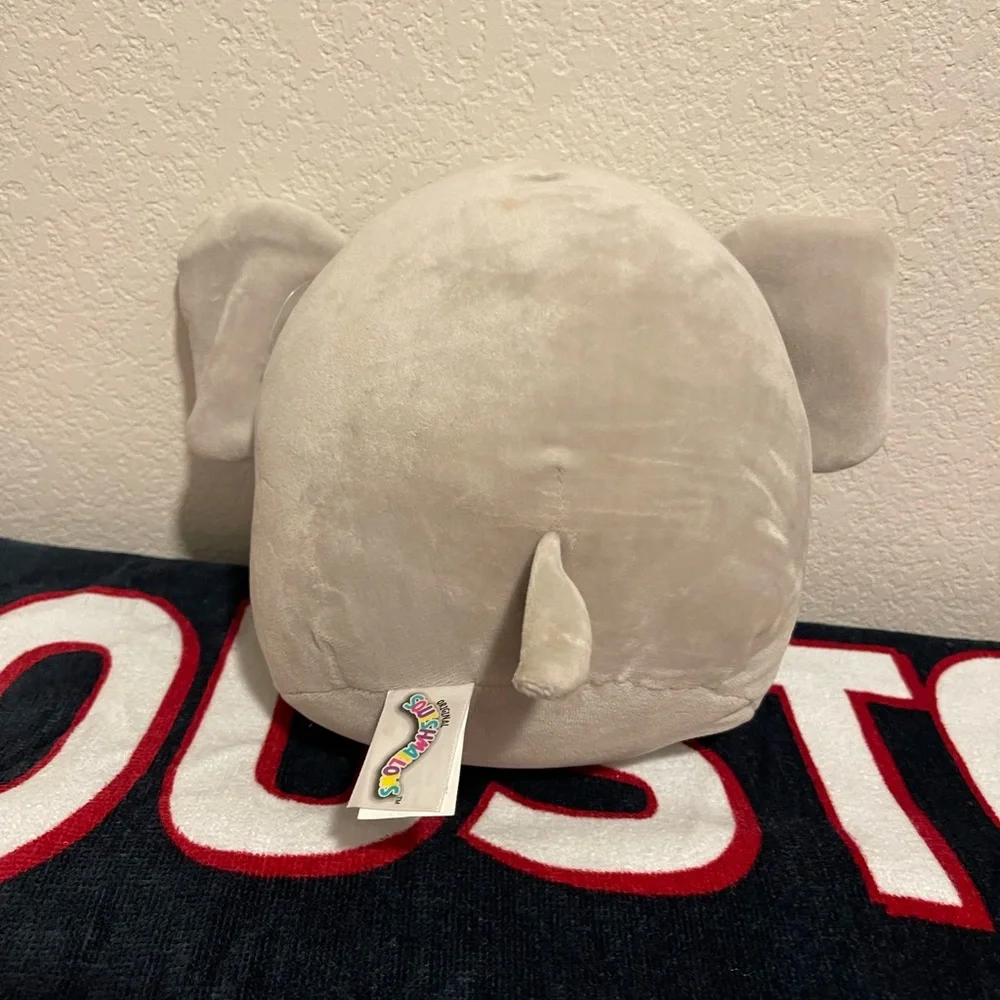 8” Mila Squishmallow Elephant with Rainbow Ears and Belly. - Picture 3 of 13